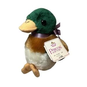 Vintage Princess Soft Toys Mandy Mallard Duck Plush 6100 NEW‎ With Tags